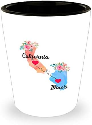Kaliforniji Illinois Poklone | Daljinu Država Keramičke čašom | Države u državu | Daleko Od Grada Porodica