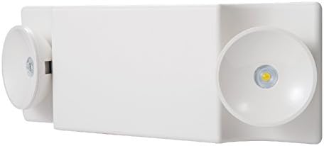 Siguran-Lites SEL50 Bijele Integrisane DOVEO Plastične Izlaz Znak sa NiCad Bateriju i Pokrivenost Područje