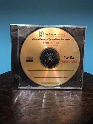 Burlington za Snimanje 24 KT Zlato Ultimativni Arhivski Savladao si CD-R