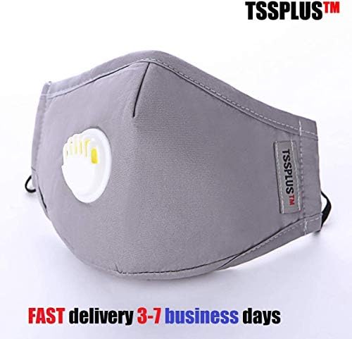 TSSPLUS Masku Aktiviran Ugljen Filter Respirator Usta-savladao Anti-magla PM2.5, Ponovno Iskoristivih Sigurnost Pamuk,Aktivirao Ugljen Filter Respirator (Nasumično Boja)