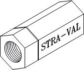 Straval STF05-02T 1/4 U Redu Compact Strainer Prikladno