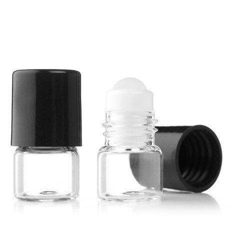 Grand Parfums Prazna 1ml Mikro Mini Rollon Dram Čašu Boce sa Čašu Roller Muda - Refillable Aromaterapija