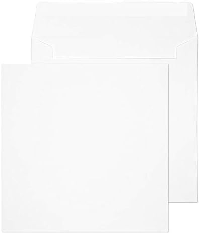 Blake Čisto svaki dan 190 x 190 mm 100 gsm Kvadratnih Peel & Zatvorite Koverte (0190PS) Bijele Pakovanje