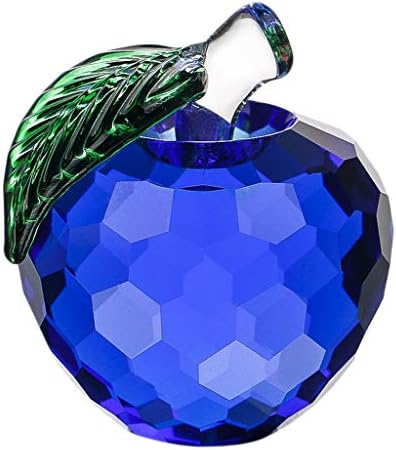 Kristal Jabuka Figuricu od Papira Idealno Poklone za Vjenčanje Rođendan, Božić, i Kući Ukras - Plavi