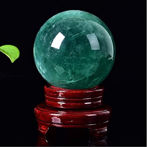 AnimeFiG Kristalnu Kuglu Staklenu Kuglu Kristal Prirodni Zelene Meditacija Predviđanja Sfera Kristalnu Kuglu