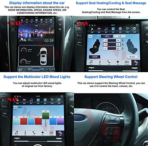 ZWNAV je 12,1 cm Android 9.0 Auto Stereo za Ford Explorer 2011-2019 Auto AC, Dodirni Ekran, 6 Jezgro 4G