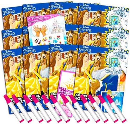 Disney Princeza Zamisliti Mastilo svesku za crtanje Spremno za Djevojke - 12 Pack Princeza Bez Nereda bojanke