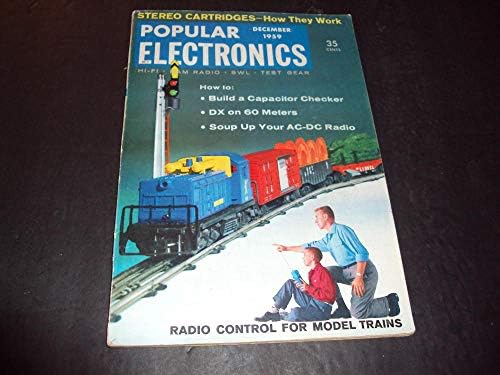 Popularna Elektroniku Dec 1959 Mobot Robot, Radio Kontrolu Avioni