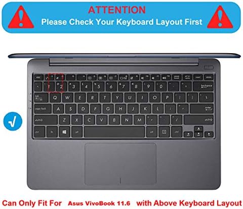 Tastaturu Pokriti ASUS VivoBook L203MA M203MA 11.6 Laptop Premije Ultra-Tanki Tastaturu Zaštitne Kožu, NAS