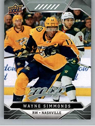 2019-20 Gornjoj Palubi MVP 177 Wayne Simmonds Nešvilu Predatori NHL Hokej Trgovinu Karticu