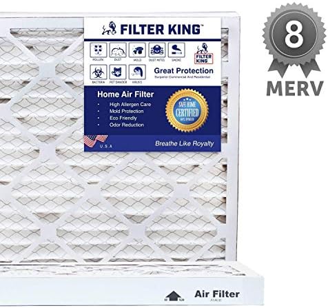 Filter Kralj 20x21x2 Filtera | 12 Pack | MERV 8 HVAC Naborane AC Peć Filteri, Povećava Kvalitete Zraka |