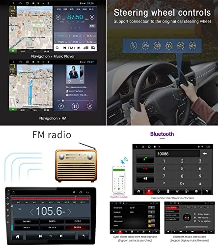 ADMLZQQ 9 Android 10/11 Bluetooth Auto Radio Zaslonu za Mitsubishi Pajero 2002-2014 Auto Stereo iOS Carplay