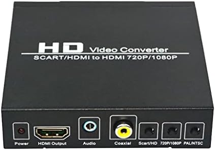 Shiwaki 1pc SCART da HDMI Pretvarač DRUGAR/NTSC Upscaler Podršku HDMI Veza Izlazni